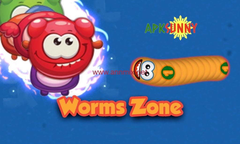تحميل لعبة الدودة Worms Zone.io مهكرة Apk اخر اصدار 2026 مجانا من ميديا فاير