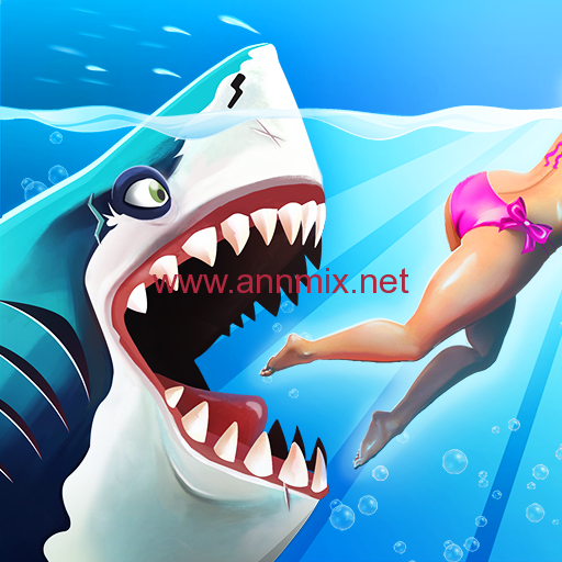 تحميل لعبة القرش Hungry Shark مهكرة آخر إصدار 2026 مجانا من ميديا فاير